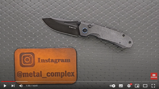 The Remette Rhino Button Lock Folding Knife - Re-Review