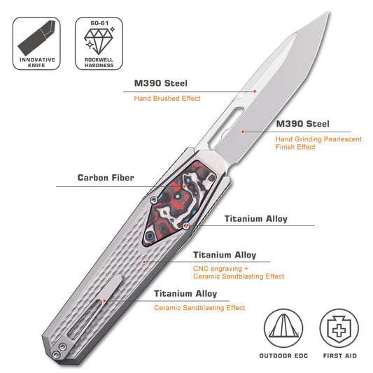 REMETTE Innovative Design RT-Swordfish Knife ZL101A3