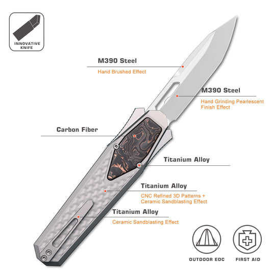 REMETTE Innovative Design RT-Swordfish Knife ZL101B4