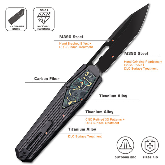 REMETTE Innovative Design RT-Swordfish Knife ZL101A6