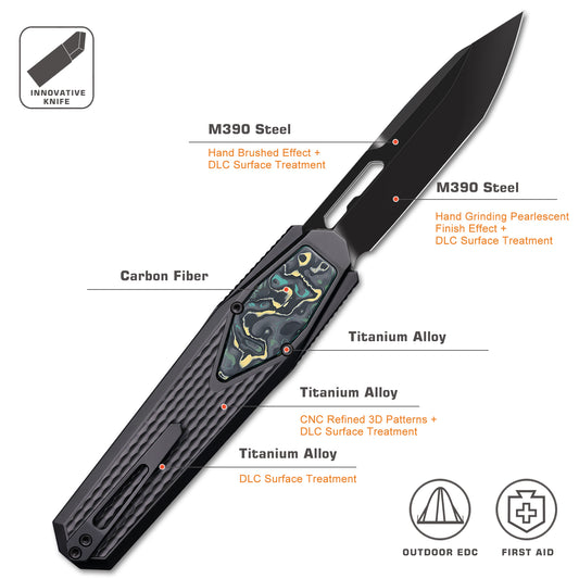 REMETTE Innovative Design RT-Swordfish Knife ZL101A6