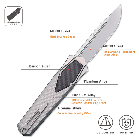 REMETTE Innovative Design RT-Swordfish Knife ZL101B1