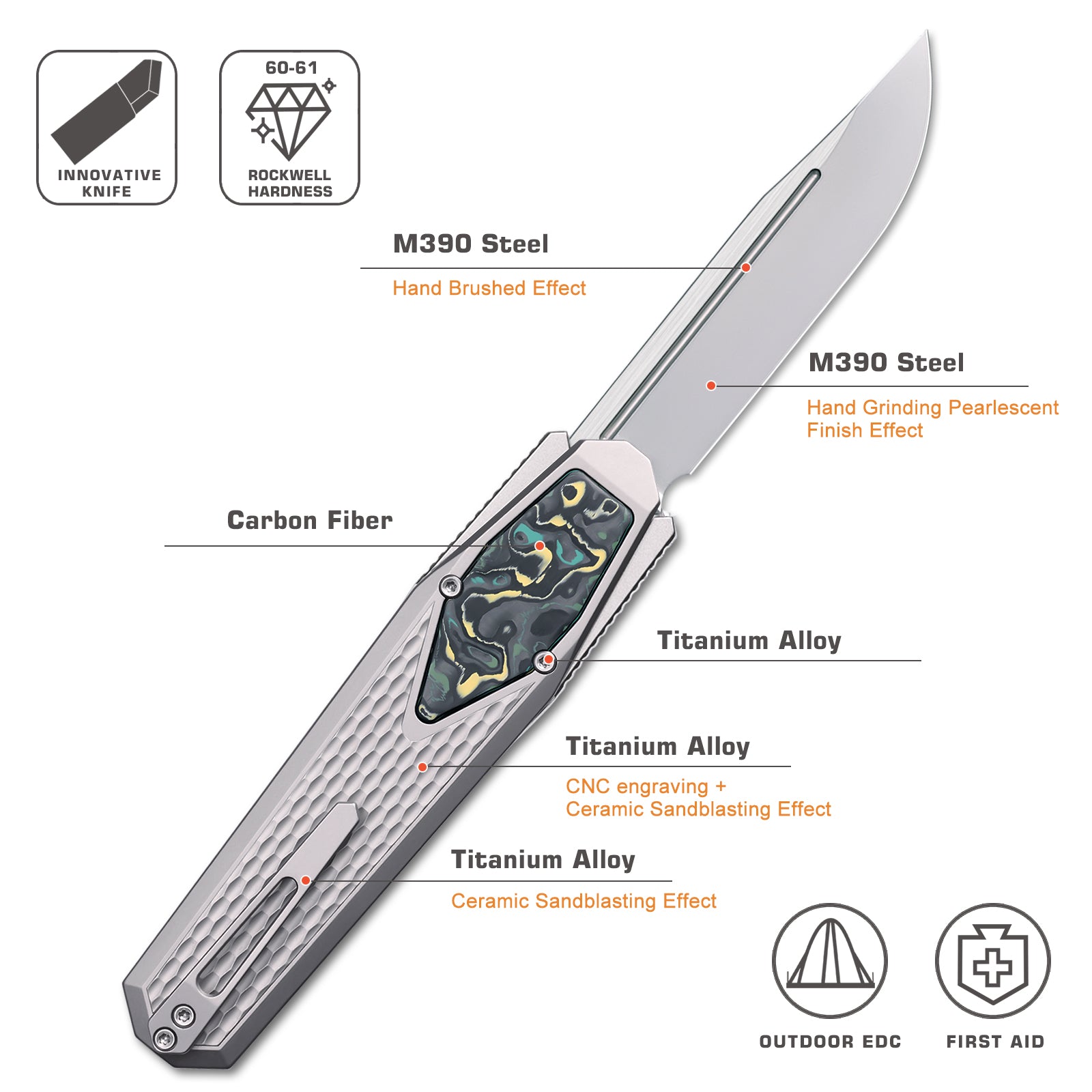 REMETTE Innovative Design RT-Swordfish Knife ZL101A2 – REMETTE Knife