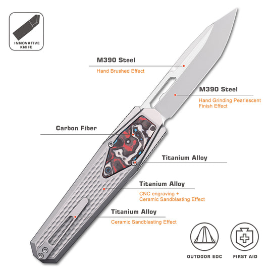 REMETTE Innovative Design RT-Swordfish Knife ZL101A3