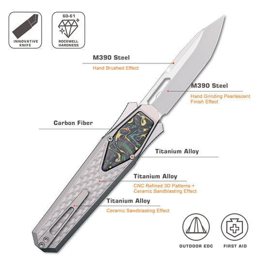 REMETTE Innovative Design RT-Swordfish Knife ZL101B2