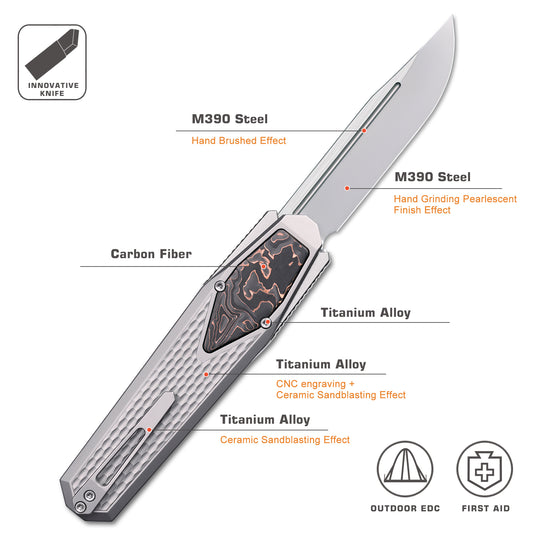 REMETTE Innovative Design RT-Swordfish Knife ZL101A4