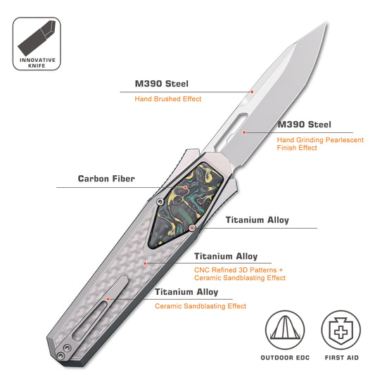 REMETTE Innovative Design RT-Swordfish Knife ZL101B2