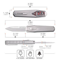 REMETTE Innovative Design RT-Swordfish Knife ZL101A3