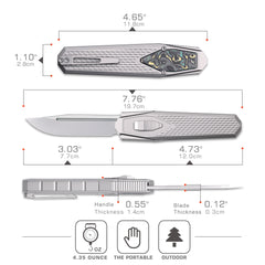 REMETTE Innovative Design RT-Swordfish Gravity Knife ZL101A2