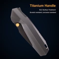 REMETTE RT-WK1 Disassembly Knife Titanium Handle M390 Blade WK1-B