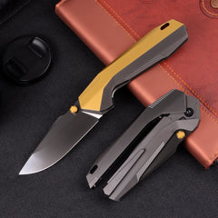 REMETTE RT-WK1 Disassembly Knife Titanium Handle M390 Blade WK1-C