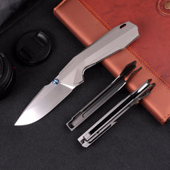 REMETTE RT-WK1 Disassembly Knife Titanium Handle M390 Blade WK1-A